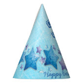 パーソナライズなハッピーバースデーの(名前を加えて下さい)パーティーの帽子 パーティーハット (左)