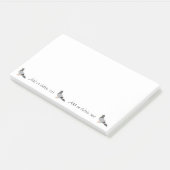 パーソナライズなハトデザイン ポストイット (アングル)