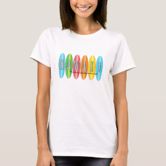 パーソナライズなハワイの家族休暇のワイシャツ Tシャツ