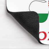 パーソナライズなハンガリー語は私によってがKozmaである私に接吻します マウスパッド (コーナー)