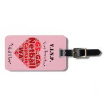 パーソナライズなハートのデザインのネットボールの大尉