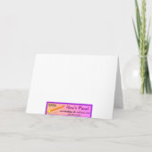 パーソナライズなハートキャンデーカード(紫色) シーズンカード (裏面)