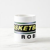 パーソナライズなバスケットボールのマグ コーヒーマグカップ (中央)
