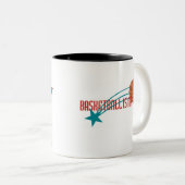 パーソナライズなバスケットボールの花形選手のマグ ツートーンマグカップ (正面右)