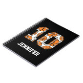 パーソナライズなバスケットボール第10 ノートブック (左側)