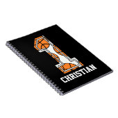 パーソナライズなバスケットボール第1 ノートブック (右側)