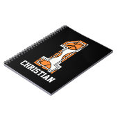 パーソナライズなバスケットボール第1 ノートブック (左側)