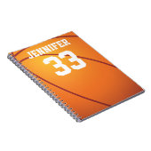 パーソナライズなバスケットボール ノートブック (右側)