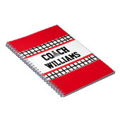 パーソナライズなバドミントンのコーチ- ノートブック (右側)