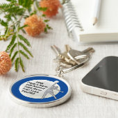 パーソナライズなバレーボールのギフトのチーム色、文字 キーホルダー (側面)