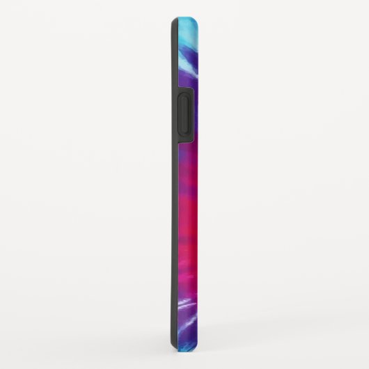 パーソナライズなバレーボールの電話箱の絞り染めのデザイン Case-Mate iPhoneケース (裏面/右)