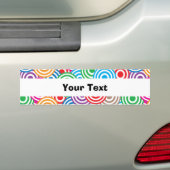 パーソナライズなバンパーステッカー バンパーステッカー (車上)