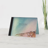 パーソナライズなパステル調のトンボはよく得ます カード (裏面)