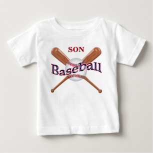 パーソナライズなパパおよびベビーの一致のワイシャツ ベビーTシャツ