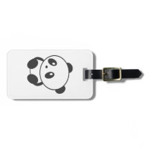 パーソナライズなパンダの荷物のラベル