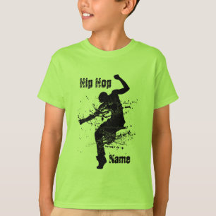 パーソナライズなヒップホップのダンサー Tシャツ