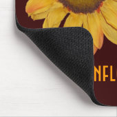 パーソナライズなヒマワリのマウスパッド マウスパッド (コーナー)