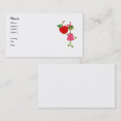 パーソナライズなビジネスか呼出しのカード先生及びApple 名刺 (正面/裏面)