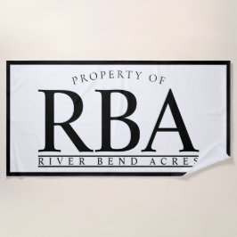 パーソナライズなビーチタオル|の姓タオル ビーチタオル