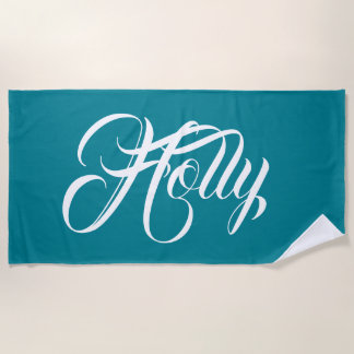 パーソナライズなビーチタオル ビーチタオル
