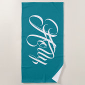 パーソナライズなビーチタオル ビーチタオル (正面)