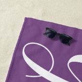 パーソナライズなビーチタオル ビーチタオル (インサイチュ)