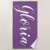 パーソナライズなビーチタオル ビーチタオル (正面)