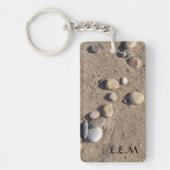 パーソナライズなビーチKeychain キーホルダー (正面)