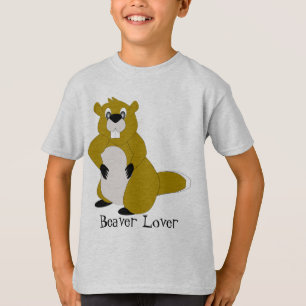 パーソナライズなビーバー Tシャツ