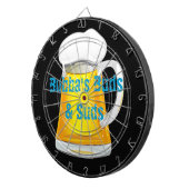 パーソナライズなビールのジョッキの投げ矢板 ダーツボード (正面右)