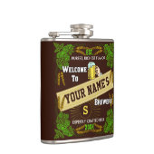 パーソナライズなビール醸造所の歓迎: ホツプのオオムギビール フラスク (右)