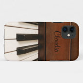 パーソナライズなピアノ音楽iPhoneの場合 Case-Mate iPhoneケース (裏面(横))