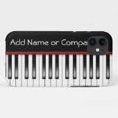 パーソナライズなピアノI電話5箱 Case-Mate iPhoneケース (裏面(横))