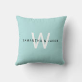 パーソナライズなピンクのフラミンゴ クッション (裏面)