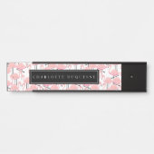 パーソナライズなピンクのフラミンゴ サインプレート (正面)