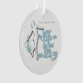 パーソナライズなフィギュアスケート選手のオーナメント オーナメント (正面)