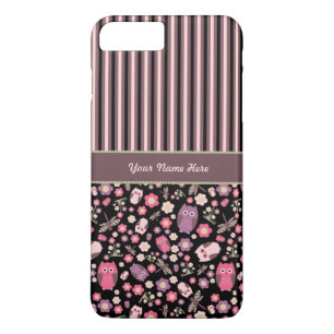 パーソナライズなフクロウパターンiPhone 7のプラスの場合 iPhone 8 Plus/7 Plusケース