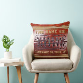 パーソナライズなフットボールのための年長夜ギフト クッション (椅子)