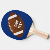 パーソナライズなフットボールの卓球ラケット、あなたの色 卓球ラケット (横)