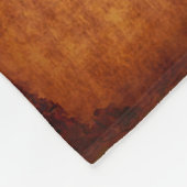 パーソナライズなフットボール毛布、クールなヴィンテージの一見 フリースブランケット (角)