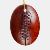 パーソナライズなフットボール・チームのギフトのアイディア、オーナメント セラミックオーナメント (裏面)