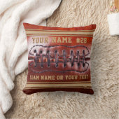 パーソナライズなフットボール・チームのギフトのクールなヴィンテージの一見 クッション (ブランケット)