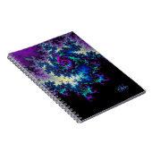 パーソナライズなフラクタル音楽クレフ、音符記号ジャーナルノート ノートブック (右側)