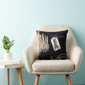 パーソナライズなフランスのでシックなパリのテーマの枕 クッション (椅子)