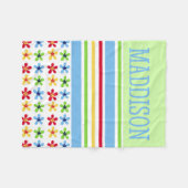 パーソナライズなフリースブランケット フリースブランケット (正面(横))