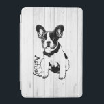 パーソナライズなフレンチ・ブルドッグの子犬の一突きあなたの色 iPad MINIカバー<br><div class="desc">カスタマイズ可能な文字との素朴な木製の背景のデザインに対するフレンチ・ブルドッグのケシのかわいいグラフィックか名前またはイニシャルまたはモノグラム。 背景を削除し、容易にどんな色を好む加えることができます: カスタマイズをそれつけて下さい上のbutton>はEdit >色のBackground> Aメニューを上がりますか、選びますか、1つをまたはあなたが必要とするあらゆる色のための六角形のコードで入りますつけます。</div>