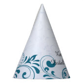 パーソナライズなブライダルシャワーのパーティーの帽子 パーティーハット (左)