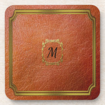 パーソナライズなブラウンののどの革