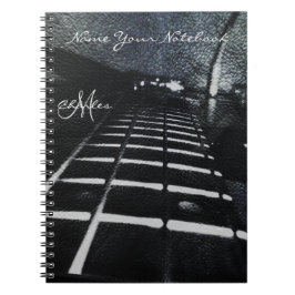 パーソナライズなブラックバスのギター音楽ノート ノートブック