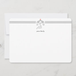 パーソナライズなヘビNは静止した平らなカードを撃ちます ノートカード